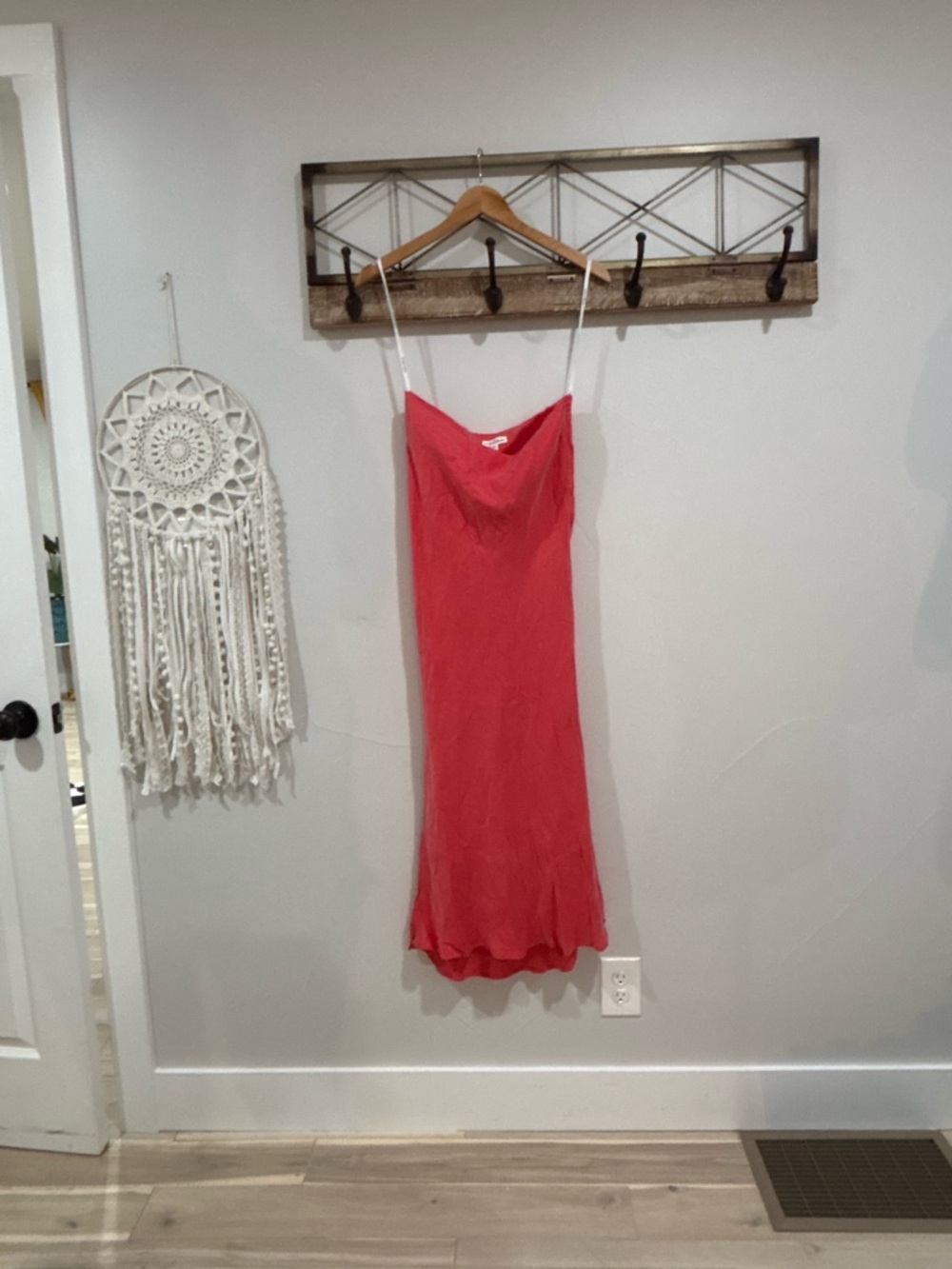 ❣️Host Pick❣️NWT For Love & Lemons Coral Pink Skirt - Picture 3 of 8